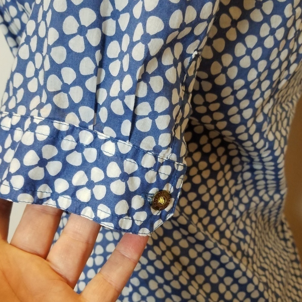BANANA Republic Cotton Flower Print Shirt - Picture 6 of 7